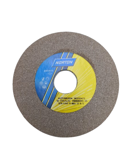 Norton Egyenes köszörűkorong Ø150x5x32 mm 19A 80 M VS termék fő termékképe