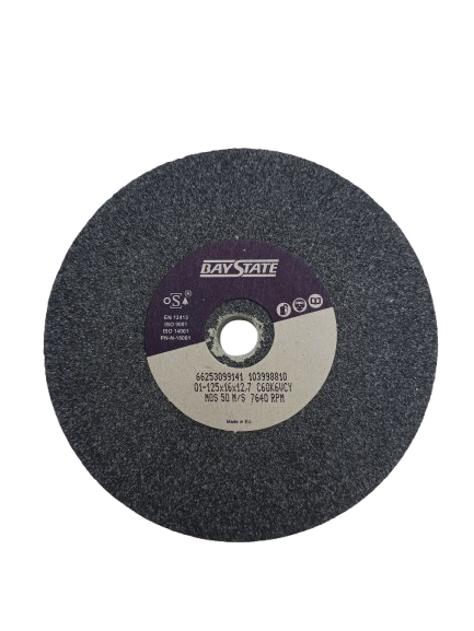 Norton Egyenes köszörűkorong Ø125x16x12,7 mm 37C 60 K VK termék fő termékképe