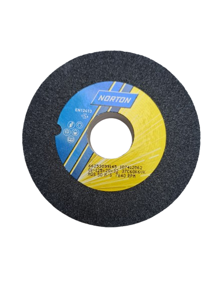 Norton Egyenes köszörűkorong Ø125x20x32 mm 37C 60 K VCY termék fő termékképe