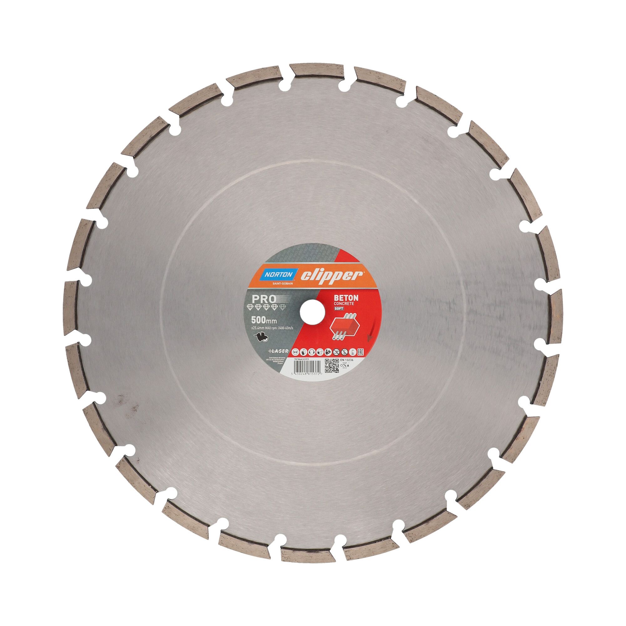 Norton Clipper Pro Beton Soft II gyémánt vágókorong Ø500x25,4 mm termék fő termékképe