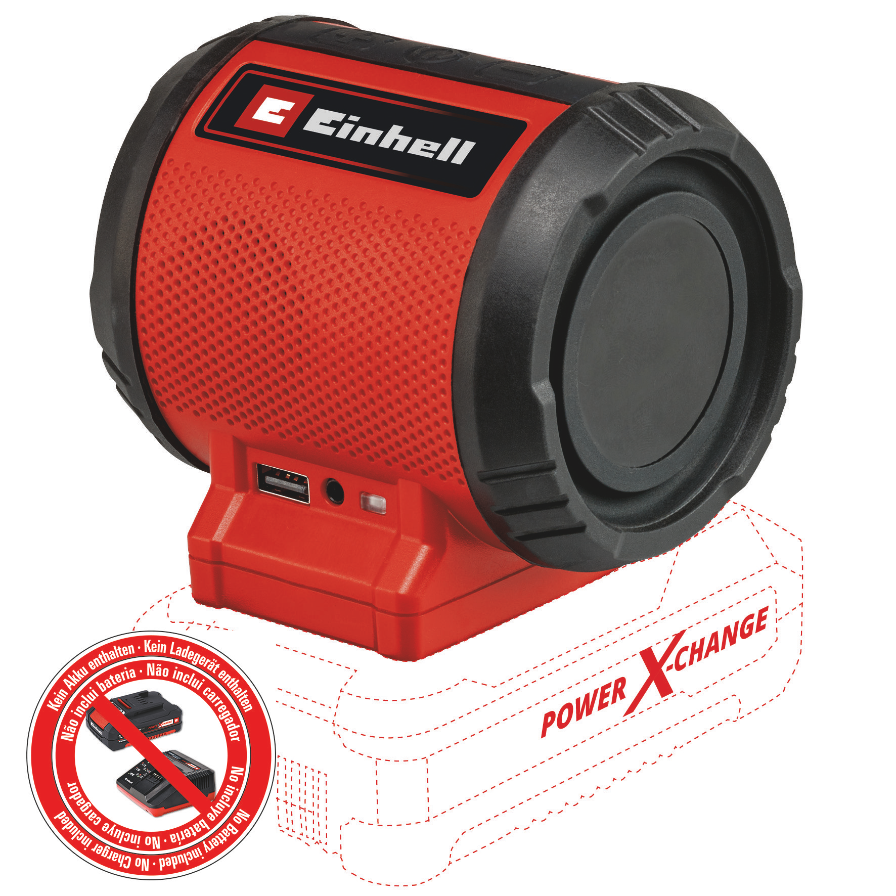 EINHELL TC-SR 18 Li BT - Solo akkus hangszóró (akku és töltő nélkül) termék fő termékképe