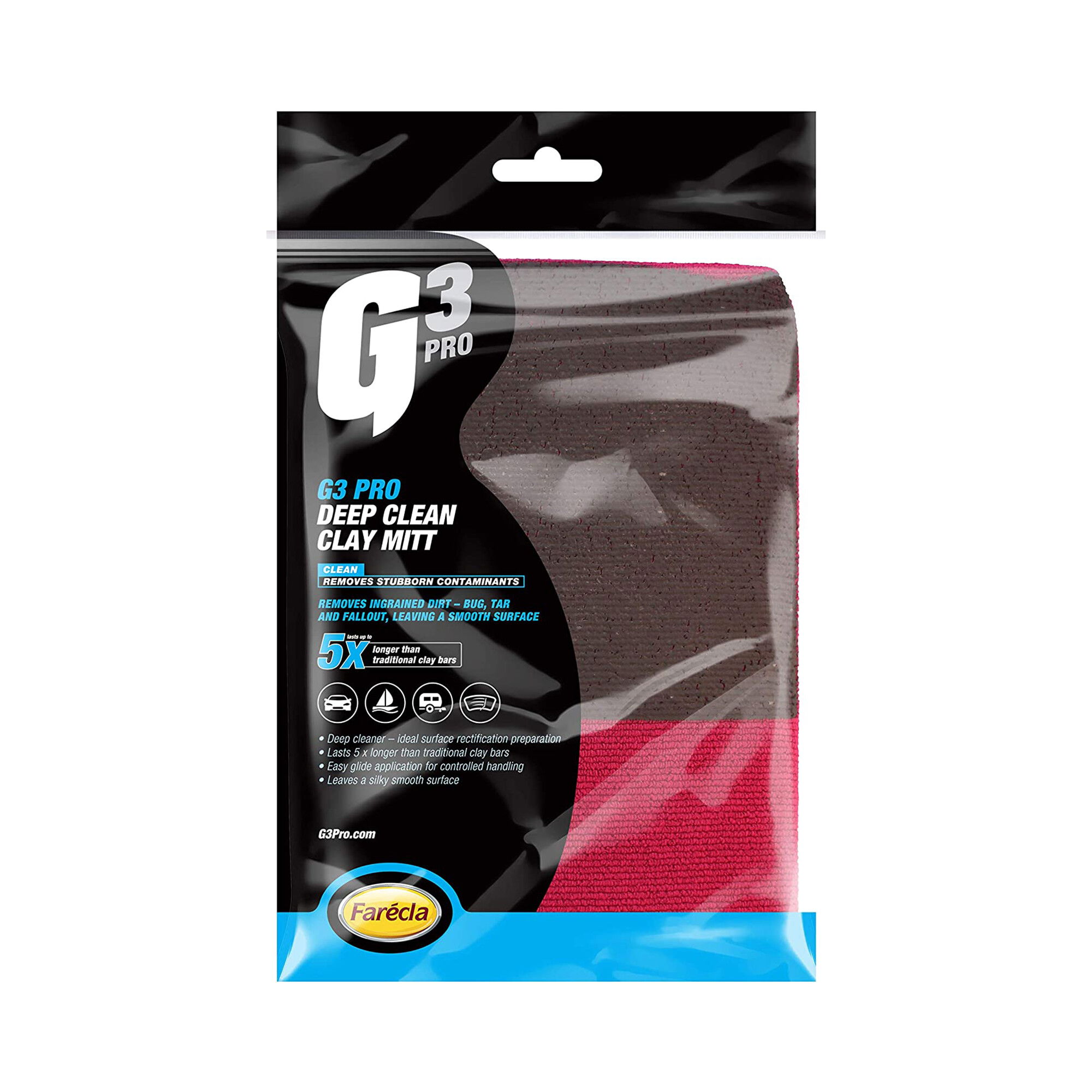 Farécla G3 Pro Deep Clean Clay Mitt mélytisztító kesztyű termék fő termékképe