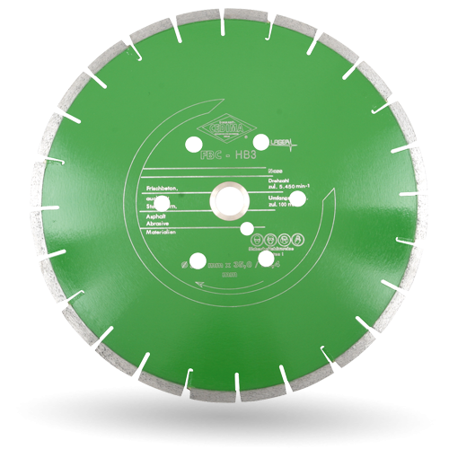 CORAX Cedima Gyémánt Vágókorong FBC-HB3 (Ø 350x3,8x35/25,4 mm) termék fő termékképe