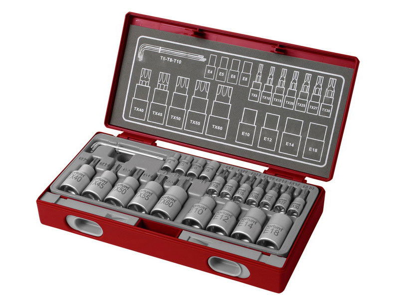 Fortum bitdugófej és dugókulcs készlet (4700021) termék fő termékképe