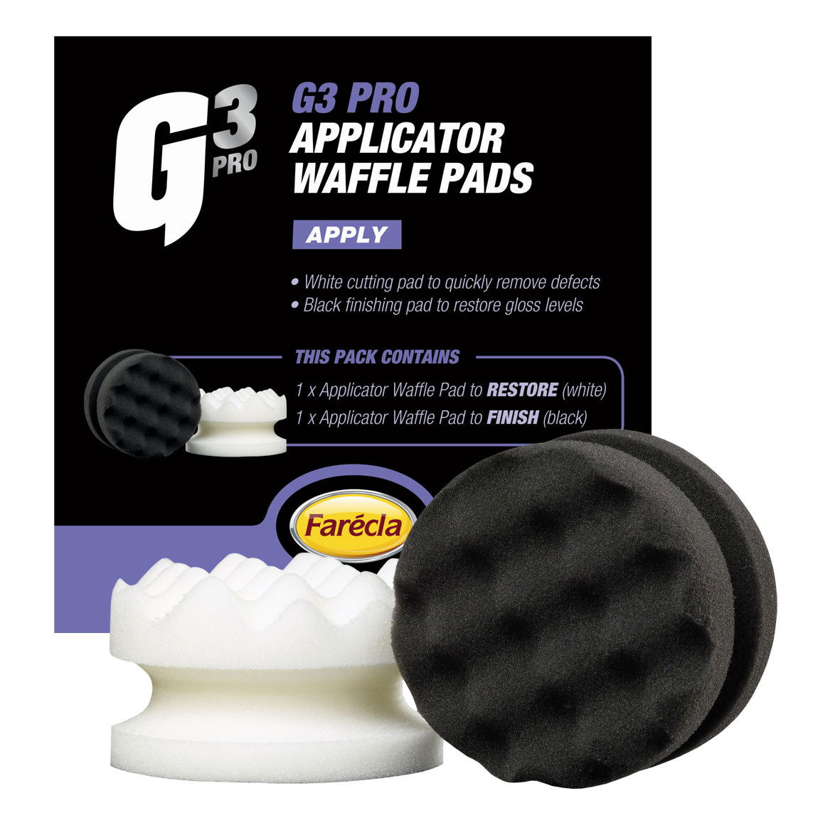 Farécla G3 Pro Applicator Waffle Pad felhordó párna, 2 db/csomag termék fő termékképe