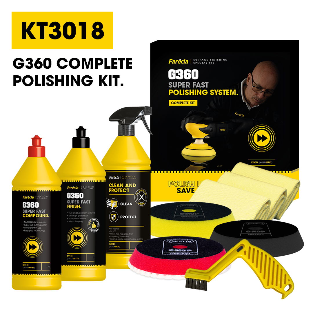 Farécla G360 Super Fast System Complete Kit szuper gyors polírozó paszta készlet termék fő termékképe