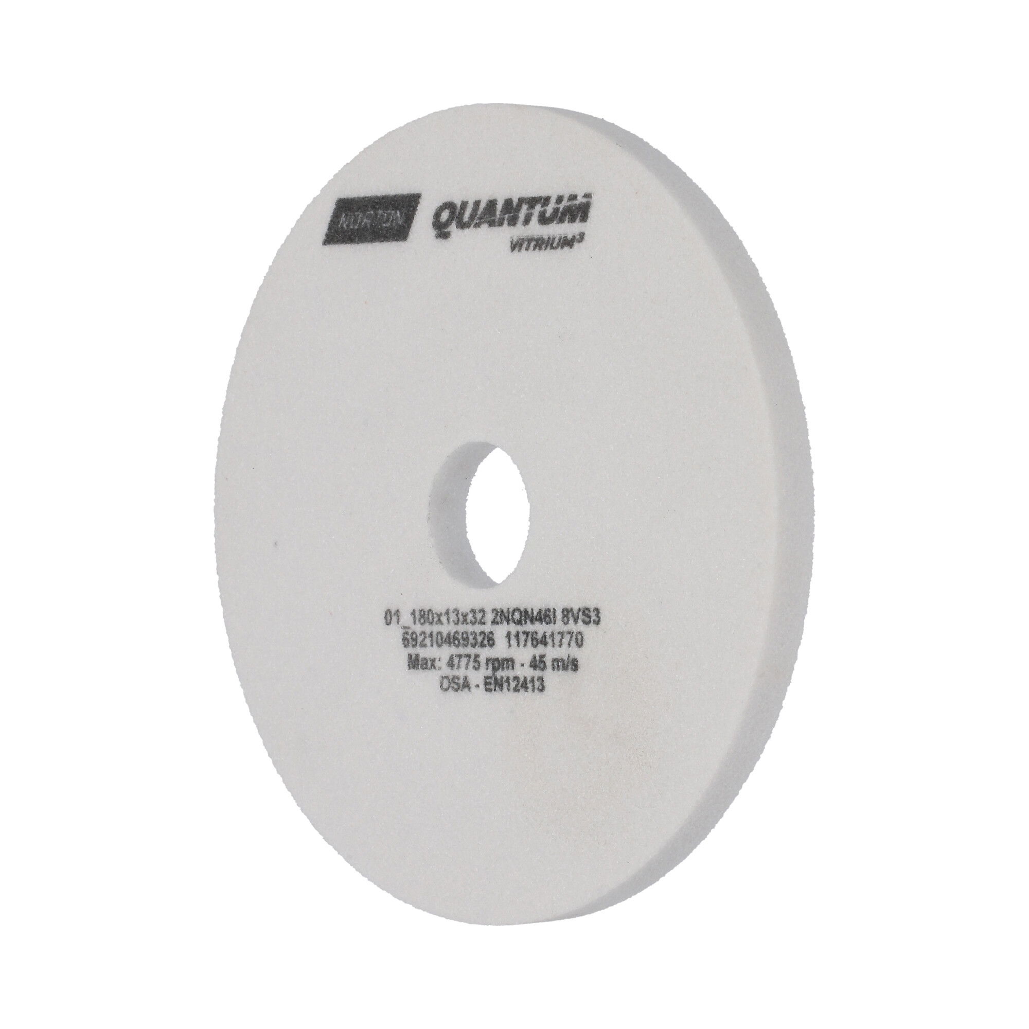Norton Egyenes köszörűkorong Ø180x13x32 mm 2NQN 46 I VS3, 2 db/csomag termék fő termékképe