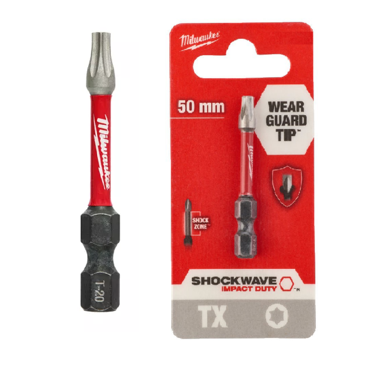 Milwaukee Shockwave Impact Duty™ csavarozó bit TX 25 50 mm termék fő termékképe