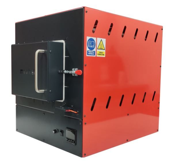 Minihell 320 hőkezelő kemence programozható 2,6 kW 230V samott tégla aljzattal termék fő termékképe