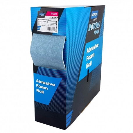 Norton Rotolo Foam Pro Plus A975 csiszolótekercs 115mmx25m P600, 2 db/csomag termék fő termékképe