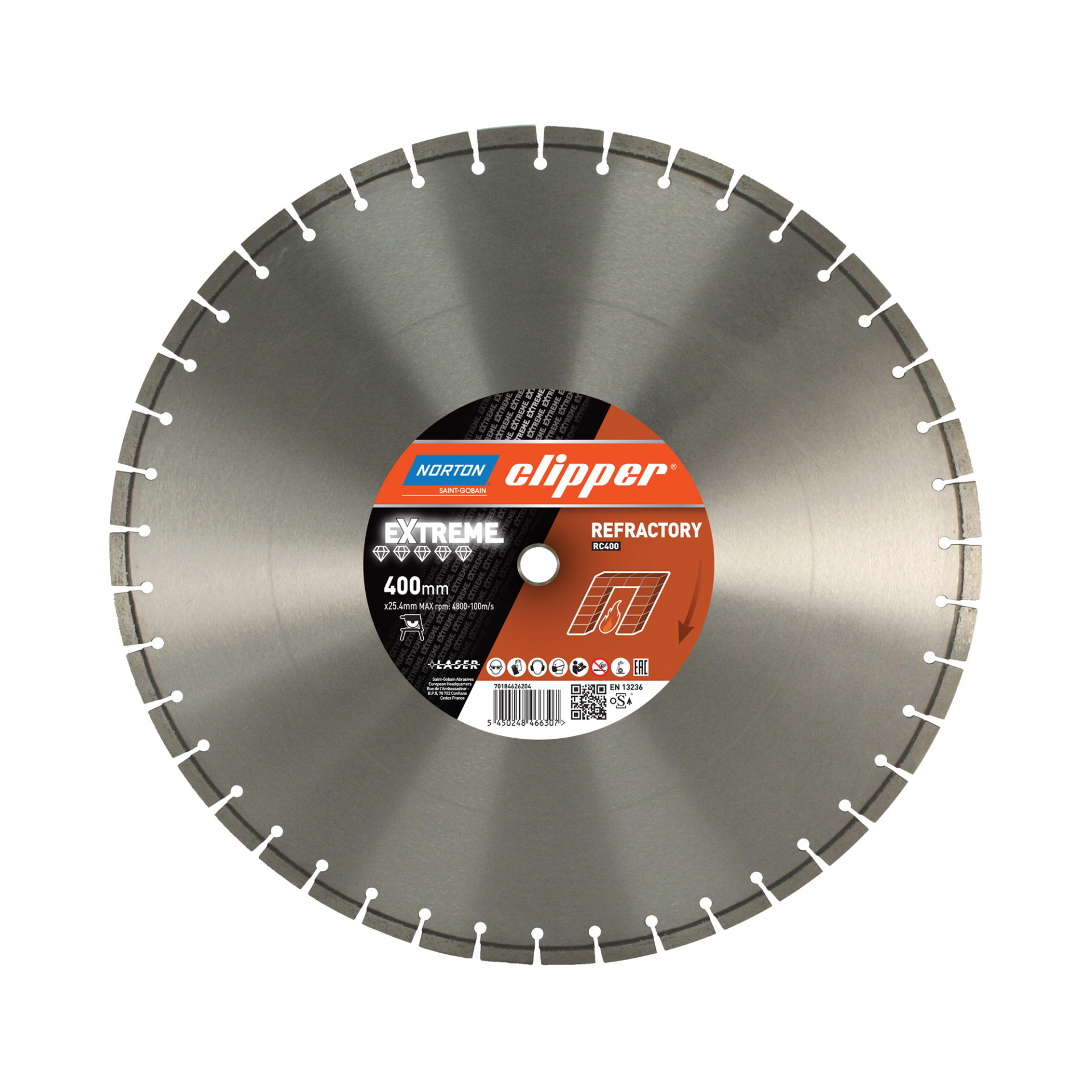 Norton Clipper Extreme RC400 Silencio gyémánt vágókorong Ø400x25,4 mm termék fő termékképe