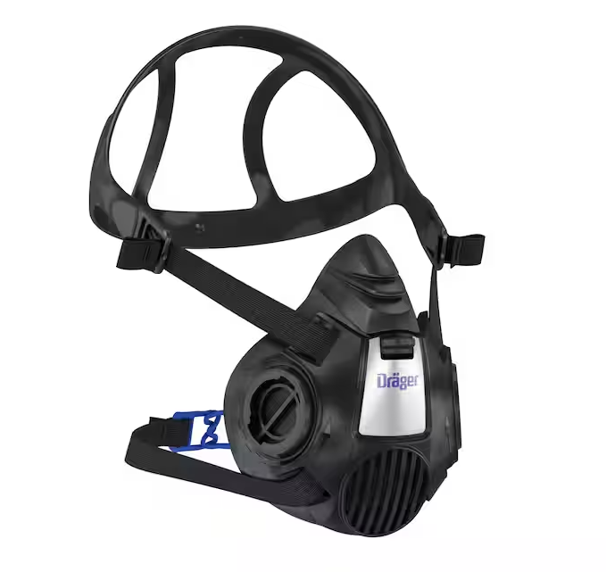 Dräger félmaszk X-plore 3300, M méret, bajonett csatlakozóval termék fő termékképe