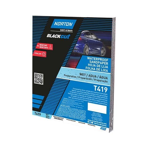 Norton T419 vízálló csiszolópapír 230x280mm P600, 200db/csomag termék fő termékképe