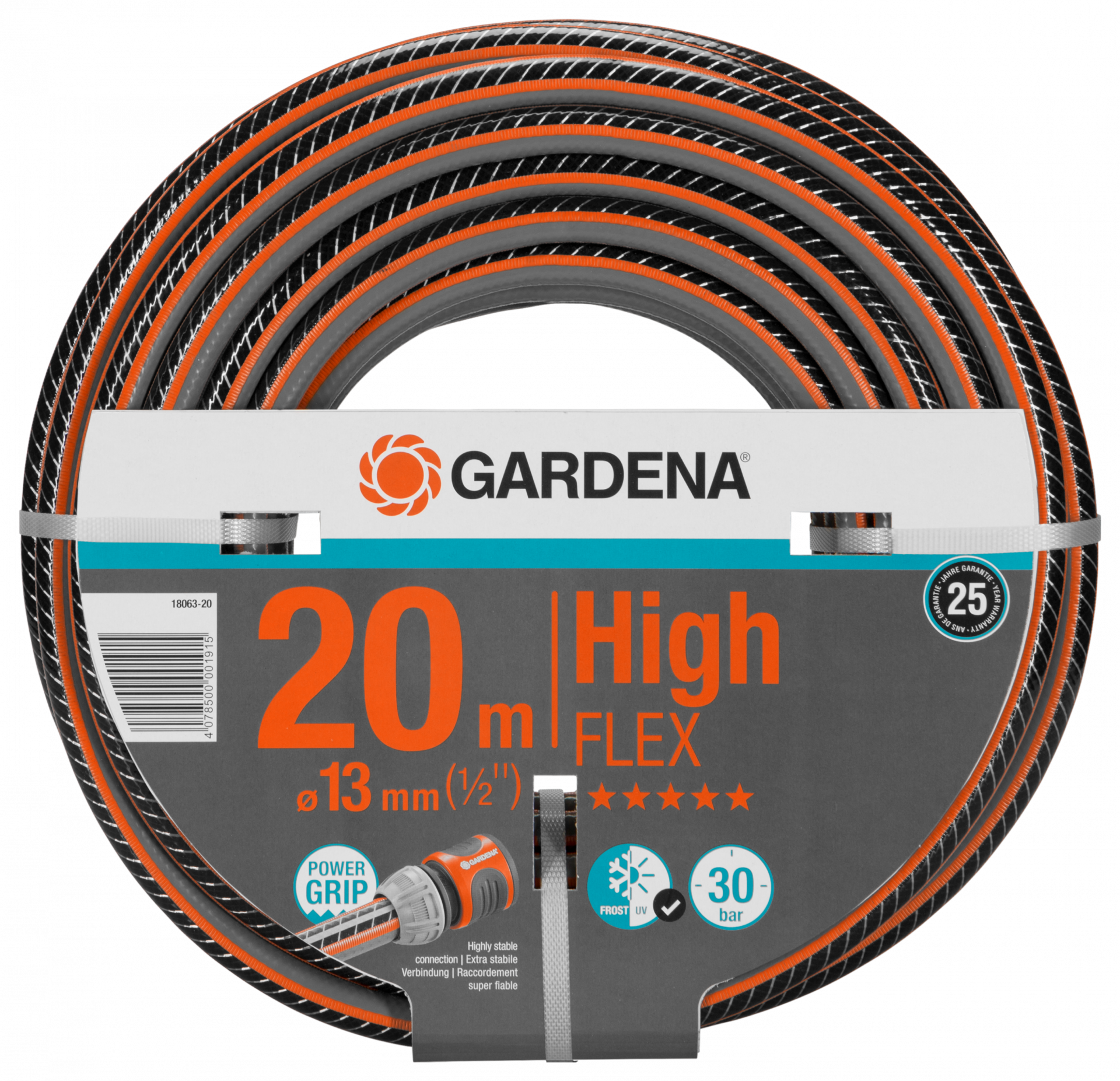 Gardena Comfort HighFLEX tömlő, 13 mm (1/2"), 30 bar, 20 m/tekercs termék fő termékképe
