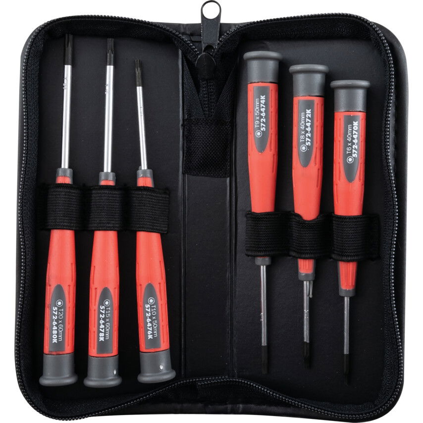 6 DB-OS TORX PRO-TORQ PRECÍZIÓS CSAVARHÚZÓ KÉSZLET termék fő termékképe