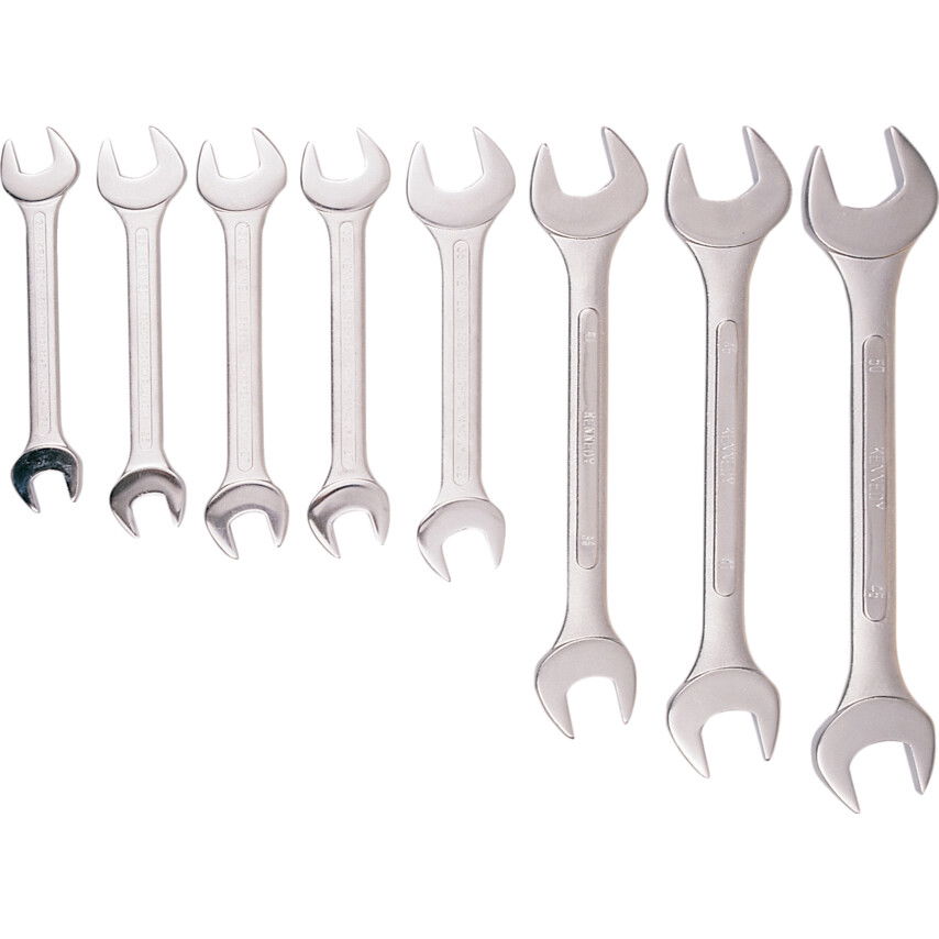 1/8-5/8" WHITWORTH IPARI VILLÁSKULCS KÉSZLET 8 DB-OS termék fő termékképe