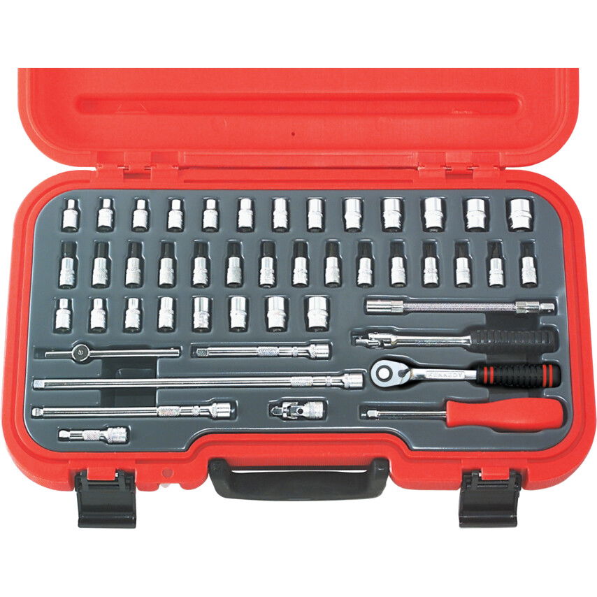 METRIKUS/AF DUGÓKULCS KÉSZLET 1/4" MEGHAJTÓVAL 46 DB-OS termék fő termékképe