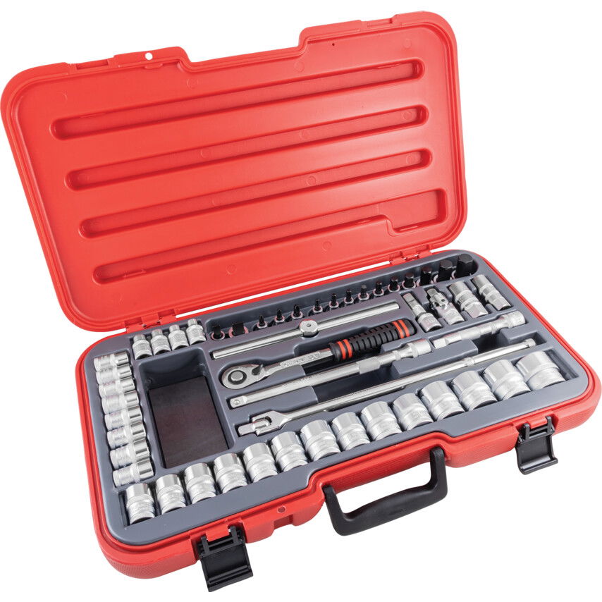 METRIKUS DUGÓKULCS KÉSZLET 1/2" MEGHAJTÓVAL (50 DB-OS) termék fő termékképe