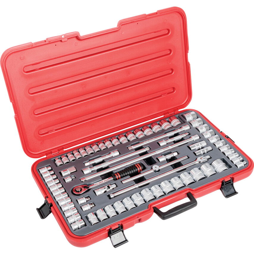 METRIKUS/AF/WHITWORTH DUGÓKULCS KÉSZLET 1/2" MEGHAJTÓVAL (70 DB-OS) termék fő termékképe