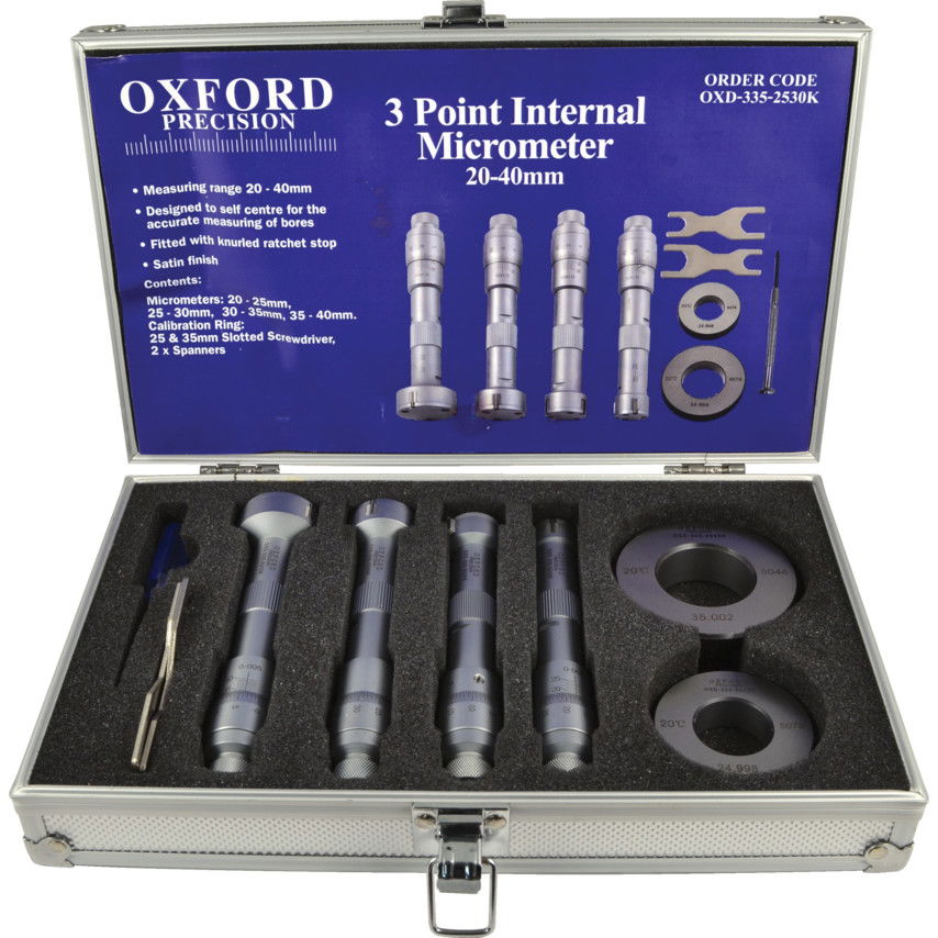 20-40MM 3 PONTOS BELSŐ MIKROMÉTER termék fő termékképe
