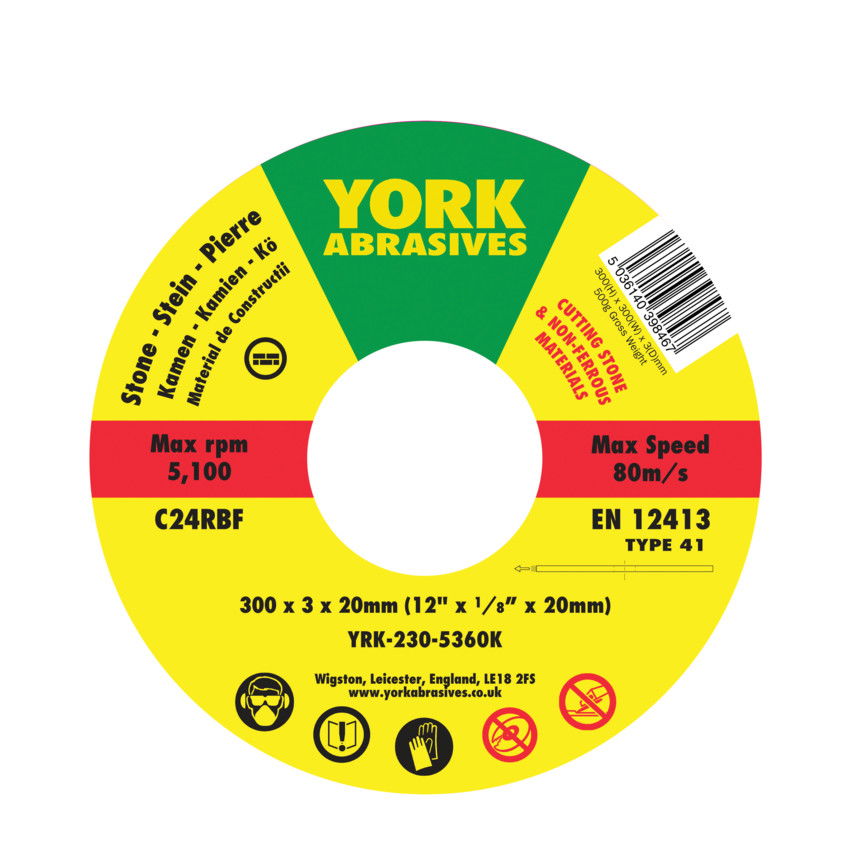 300X3X20MM C24RBF LAPOS VÁGÓKORONG T41 termék fő termékképe