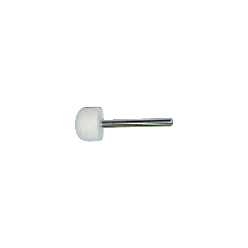 25MMX25MM GÖMBVÉGŰ POLÍROZÓFILC 6MM SZÁRRAL termék fő termékképe