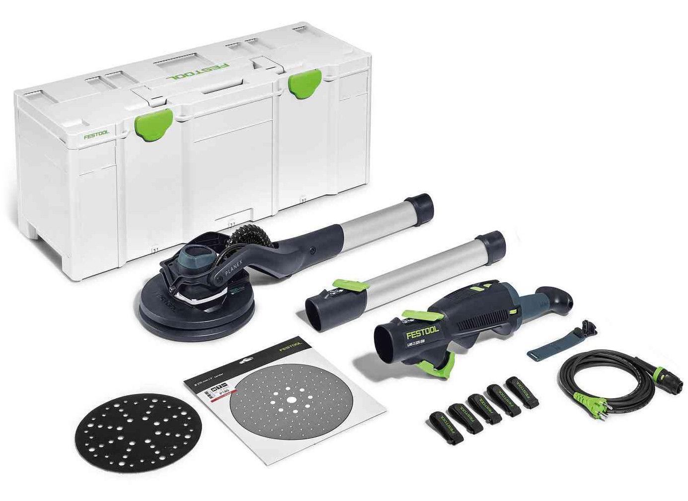 Festool PLANEX LHS 2 225 EQI-Plus szénkefe nélküli hosszúszárú falcsiszoló termék fő termékképe