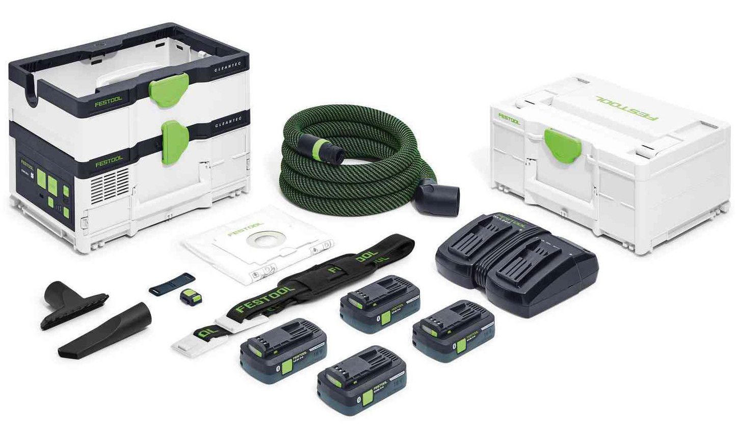 Festool CLEANTEC CTMC SYS HPC 4,0 I-Plus akkus mobil elszívó (4 x 4.0 Ah Li-ion akkuval) termék fő termékképe