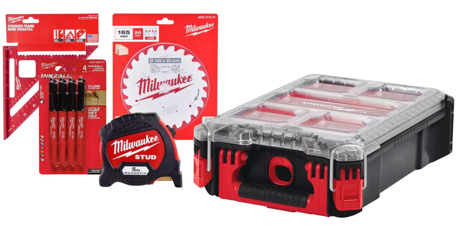 Milwaukee Kéziszerszám készlet PACKOUT™ közepes rendszerezőben termék fő termékképe