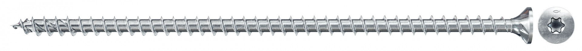 Fischer FPF II CTF 8.0 x 140 BC 50 süllyesztett fejű, kékre horganyzott, végigmenetes szerkezetépítő csavar TX behajtással, 50 db/csomag termék fő termékképe