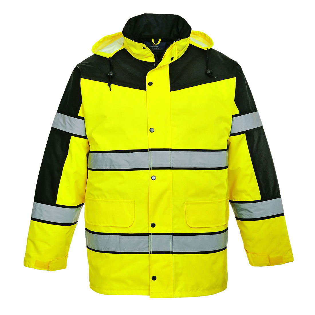 Portwest S462 - Hi-Vis Classic kéttónusú kabát, sárga/fekete termék fő termékképe
